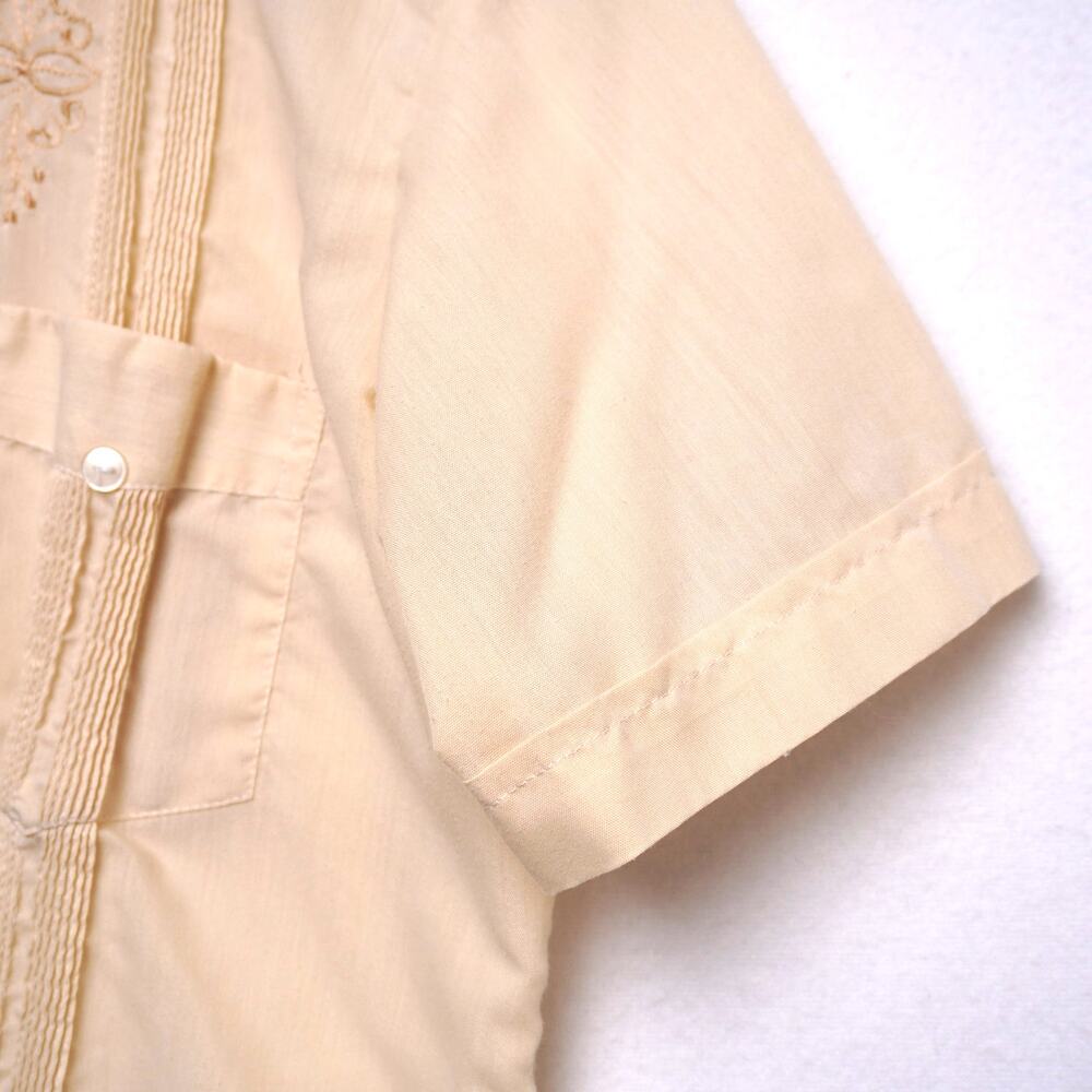 Vintage‎ Farah Embroidered Guayabera Shirt Cuban Style 42 - Picture 8 of 8